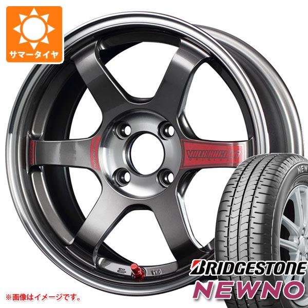 【タイヤ交換対象】2026年製 サマータイヤ 165/55R15 75V ブリヂストン ニューノ レイズ ボルクレーシング TE37 ソニック SL 5.0-15 タイヤホイール4本セット 108,450円