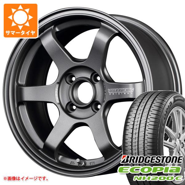 【タイヤ交換対象】2026年製 サマータイヤ 185/65R15 88S ブリヂストン エコピア NH200C レイズ ボルクレーシング TE37 ソニック クラブレーサー 7.0-15 タイヤホイール4本セット