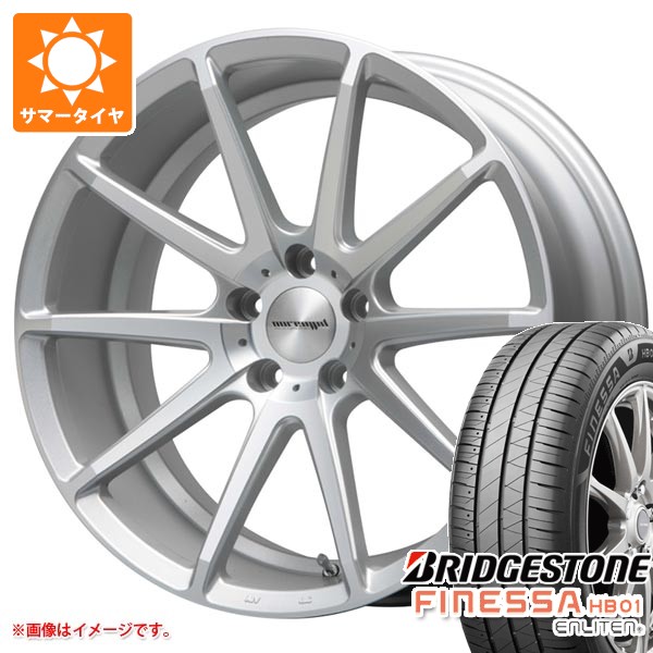 【タイヤ交換対象】サマータイヤ 245/45R19 102W XL ブリヂストン フィネッサ HB01 MLJ ハイペリオン CVX 8.5-19 タイヤホイール4本セット