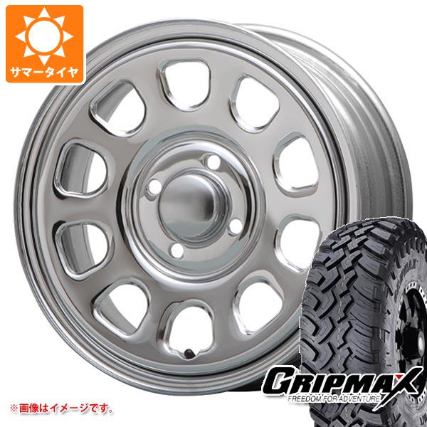 【タイヤ交換対象】サマータイヤ 185R14 102/100Q グリップマックス マッドレイジ M/T ホワイトレター MLJ デイトナ SS 5.0-14 タイヤホイール4本セット｜タイヤ1番OFF-ROAD