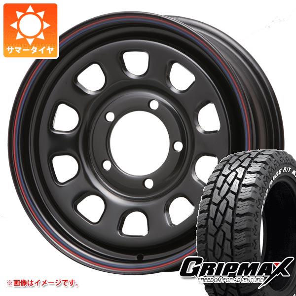 【タイヤ交換対象】ジムニーシエラ JB74W用 サマータイヤ グリップマックス マッドレイジ R/T MAX LT215/70R16 100/97R ホワイトレター MLJ デイトナ SS 6.0-16 タイヤホイール4本セット｜タイヤ1番OFF-ROAD