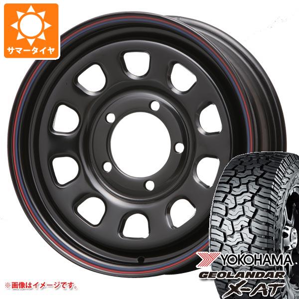 【タイヤ交換対象】5本セット スズキ ジムニーノマド JC74W用 サマータイヤ ヨコハマ ジオランダー X-AT G016 LT225/75R16 103/100Q アウトラインホワイトレター MLJ デイトナ SS 6.0-16 タイヤホイール5本セット