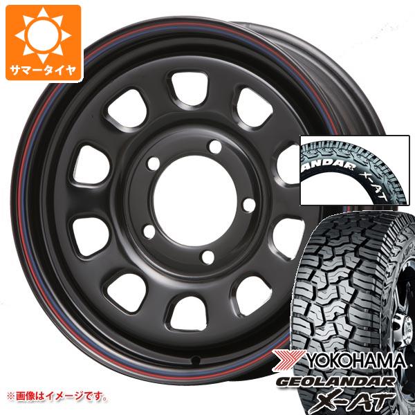 【タイヤ交換対象】スズキ ジムニー用 2026年製 サマータイヤ ヨコハマ ジオランダー X-AT G016 185/85R16 105/103N LT ホワイトレター MLJ デイトナ SS 5.5-16 タイヤホイール4本セット|タイヤ1番OFF-ROAD