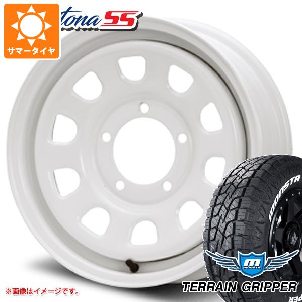 【タイヤ交換対象】ジムニー用 サマータイヤ モンスタ テレーングリッパー 175/80R16 91S ホワイトレター MLJ デイトナ SS 5.5-16 タイヤホイール4本セット｜タイヤ1番OFF-ROAD