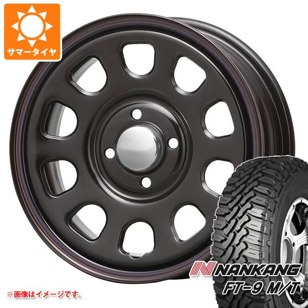 【タイヤ交換対象】ミツビシ デリカミニ B30系用 サマータイヤ ナンカン FT-9 M/T 165/65R14 79S ホワイトレター MLJ デイトナ SS 5.0-14 タイヤホイール4本セット