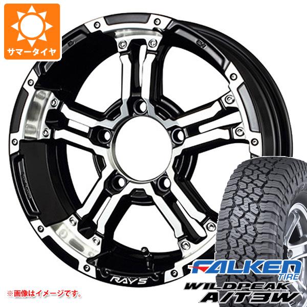 【タイヤ交換対象】5本セット ジムニーシエラ JB74W用 サマータイヤ ファルケン ワイルドピーク A/T3W LT225/75R16 115/112Q レイズ デイトナ FDX-J 5.5-16 タイヤホイール5本セット｜タイヤ1番OFF-ROAD