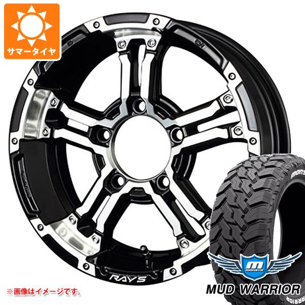 【タイヤ交換対象】5本セット スズキ ジムニーノマド JC74W用 サマータイヤ モンスタ マッドウォーリアー LT215/70R16 107/105Q ホワイトレター レイズ デイトナ FDX-J 5.5-16 タイヤホイール5本セット|タイヤ1番OFF-ROAD