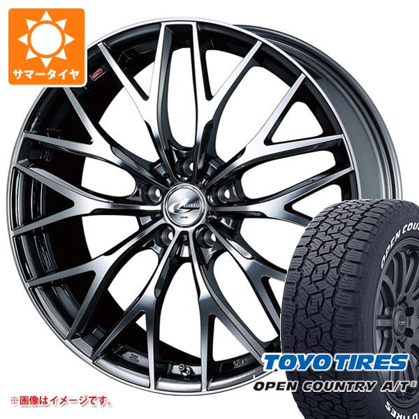 【タイヤ交換対象】サマータイヤ 235/60R18 103H トーヨー オープンカントリー A/T3 ホワイトレター レオニス MX 8.0-18 タイヤホイール4本セット