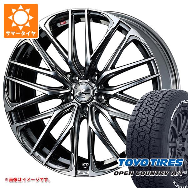 【タイヤ交換対象】サマータイヤ 235/60R18 103H トーヨー オープンカントリー A/T3 ホワイトレター レオニス SK 8.0-18 タイヤホイール4本セット