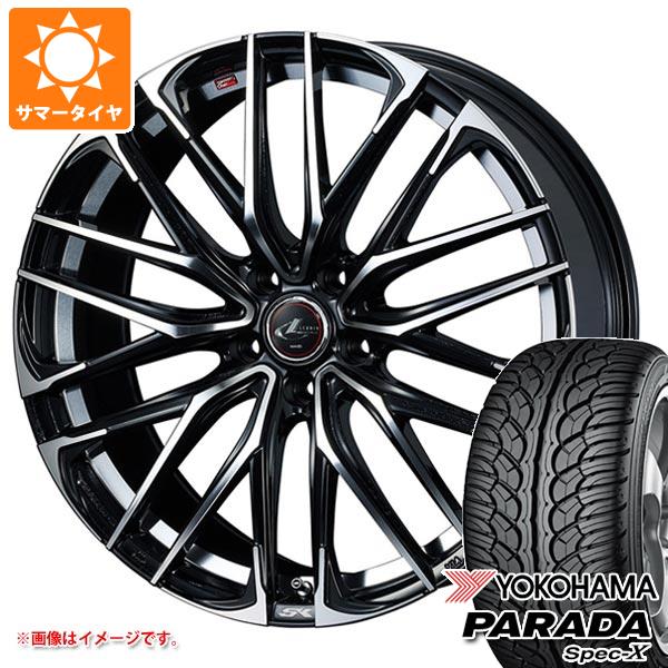 【タイヤ交換対象】サマータイヤ 235/60R18 103V ヨコハマ パラダ スペック-X PA02 レオニス SK 8.0-18 タイヤホイール4本セット|タイヤ1番OFF-ROAD