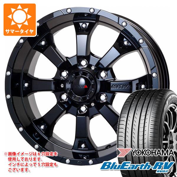 【タイヤ交換対象】T31エクストレイル用 2026年製 サマータイヤ ヨコハマ ブルーアースRV RV03 215/65R16 98H MKW MK-46 7.0-16 タイヤホイール4本セット｜タイヤ1番OFF-ROAD