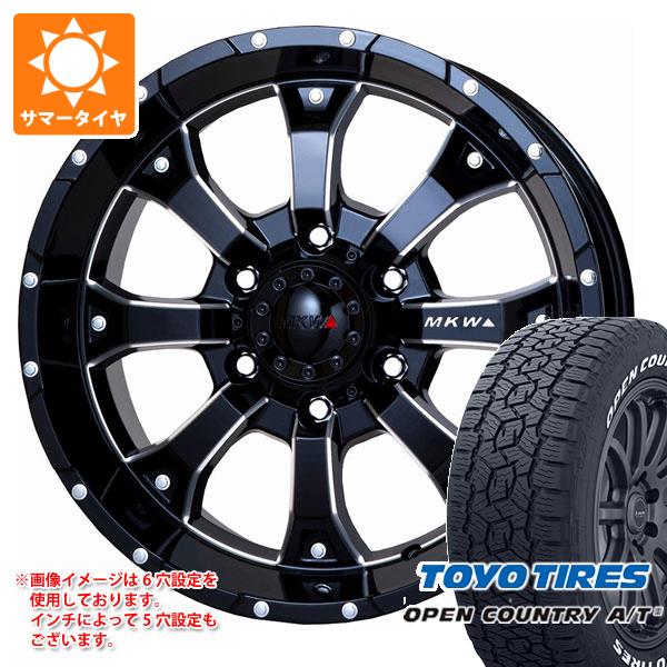 【タイヤ交換対象】2026年製 サマータイヤ 215/70R16 100T トーヨー オープンカントリー A/T3 ホワイトレター MKW MK-46 M/L+ 7.0-16 タイヤホイール4本セット｜タイヤ1番OFF-ROAD