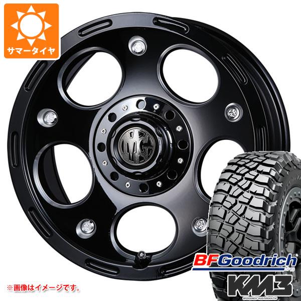 【タイヤ交換対象】5本セット スズキ ジムニーノマド JC74W用 サマータイヤ BFグッドリッチ マッドテレーンT/A KM3 LT225/75R16 115/112Q クリムソン MG デーモン 5.5-16 タイヤホイール5本セット