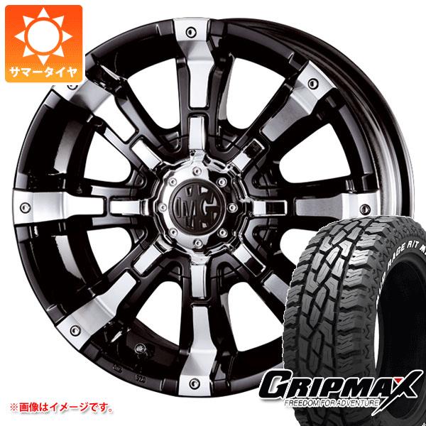 【タイヤ交換対象】デリカD:5用 サマータイヤ グリップマックス マッドレイジ R/T MAX LT215/70R16 100/97R ホワイトレター クリムソン MG ビースト 7.0-16 タイヤホイール4本セット｜タイヤ1番OFF-ROAD