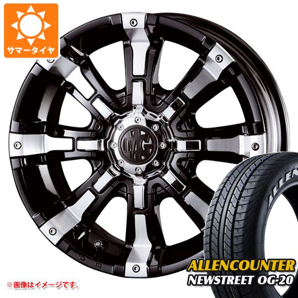 【タイヤ交換対象】ハイエース 200系用 サマータイヤ オーレンカウンター ニューストリート OG-20 215/60R17C 109/107T ホワイトレター クリムソン MG ビースト 7.0-17 タイヤホイール4本セット