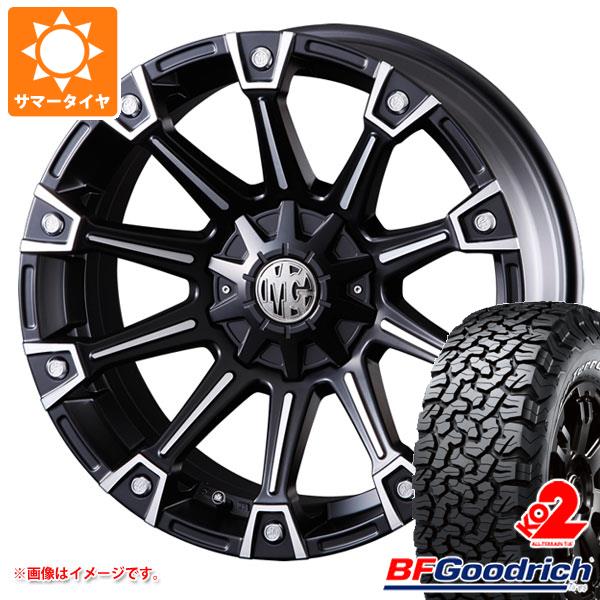 【タイヤ交換対象】ジープ ラングラー JK/JL系用 サマータイヤ BFグッドリッチ オールテレーンT/A KO2 33x12.50R17LT 120S ブラックレター クリムソン MG モンスター タイヤホイール4本セット