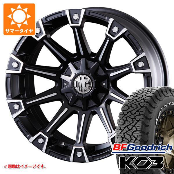 【タイヤ交換対象】5本セット FJクルーザー 10系用 2026年製 サマータイヤ BFグッドリッチ オールテレーンT/A KO3 LT265/70R17 118/115S ホワイトレター クリムソン MG モンスター 8.0-17 タイヤホイール5本セット|タイヤ1番OFF-ROAD