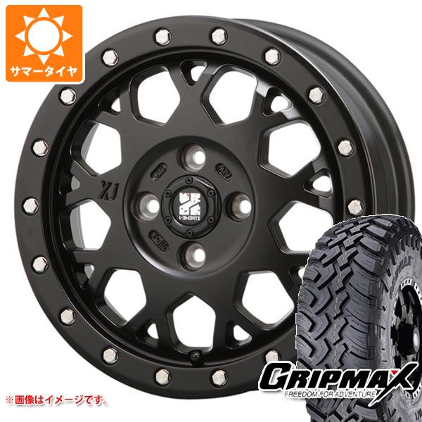 【タイヤ交換対象】サマータイヤ 185R14 102/100Q グリップマックス マッドレイジ M/T ホワイトレター MLJ エクストリームJ XJ04 4.5-14 タイヤホイール4本セット