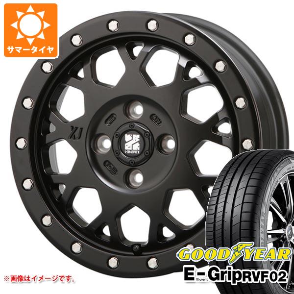 【タイヤ交換対象】サマータイヤ 165/65R14 79H グッドイヤー エフィシエントグリップ RVF02 MLJ エクストリームJ XJ04 4.5-14 タイヤホイール4本セット