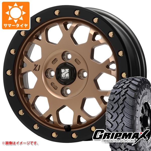 【タイヤ交換対象】サマータイヤ 195R14 106/104Q グリップマックス マッドレイジ M/T ホワイトレター MLJ エクストリームJ XJ04 4.5-14 タイヤホイール4本セット