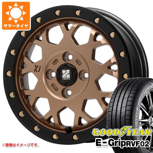 【タイヤ交換対象】サマータイヤ 165/65R14 79H グッドイヤー エフィシエントグリップ RVF02 MLJ エクストリームJ XJ04 4.5-14 タイヤホイール4本セット