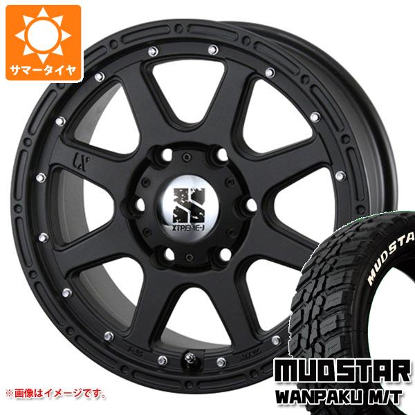 【タイヤ交換対象】アウトランダー GF/GG系用 サマータイヤ マッドスター ワンパク M/T 235/70R16 106S ホワイトレター MLJ エクストリームJ 7.0-16 タイヤホイール4本セット｜タイヤ1番OFF-ROAD 95,480円