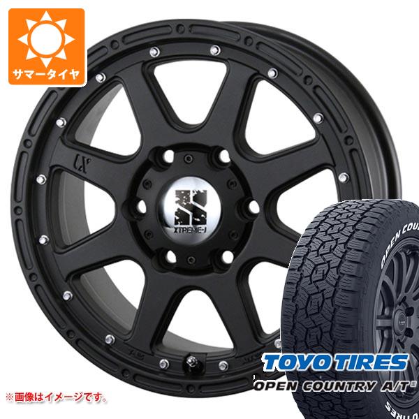 【タイヤ交換対象】トヨタ ハイラックス 120系用 サマータイヤ トーヨー オープンカントリー A/T3 265/65R17 112H ホワイトレター MLJ エクストリームJ 7.5-17 タイヤホイール4本セット