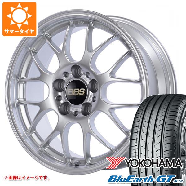 【タイヤ交換対象】サマータイヤ 225/55R17 101W XL ヨコハマ ブルーアースGT AE51 BBS RG-R 7.0-17 タイヤホイール4本セット