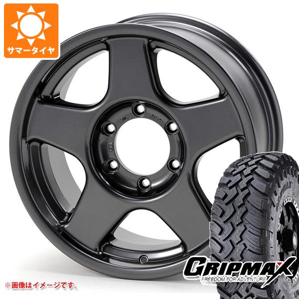 【タイヤ交換対象】トヨタ ランドクルーザー70 GRJ79K用 サマータイヤ グリップマックス マッドレイジ M/T LT235/85R16 120/116Q アウトラインホワイトレター ブラッドレー V 6.5-16 タイヤホイール4本セット