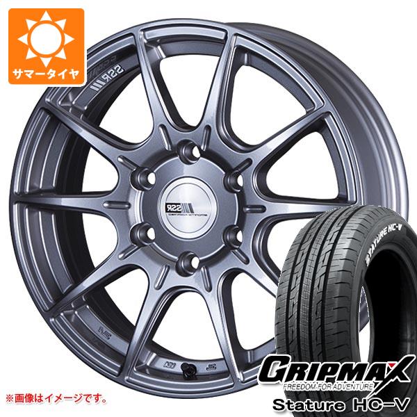 【タイヤ交換対象】ハイエース 200系用 サマータイヤ グリップマックス スタチャー HC-V 215/65R16C 109/107S ホワイトレター SSR ディバイド X01H 6.5-16 タイヤホイール4本セット｜タイヤ1番OFF-ROAD