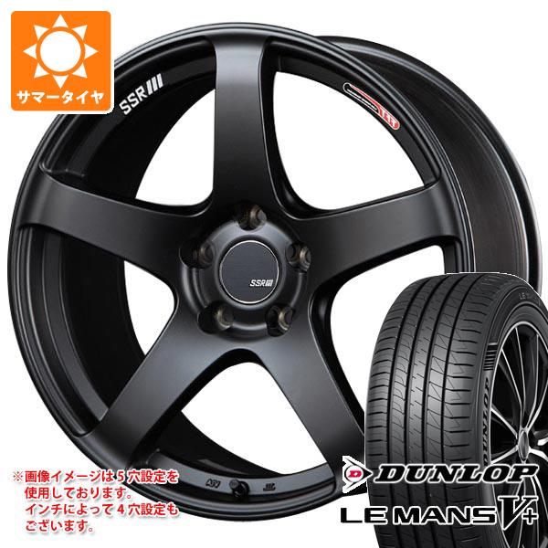 【タイヤ交換対象】サマータイヤ 225/35R19 88W XL ダンロップ ルマン5 LM5+ SSR GTV01 8.5-19 タイヤホイール4本セット