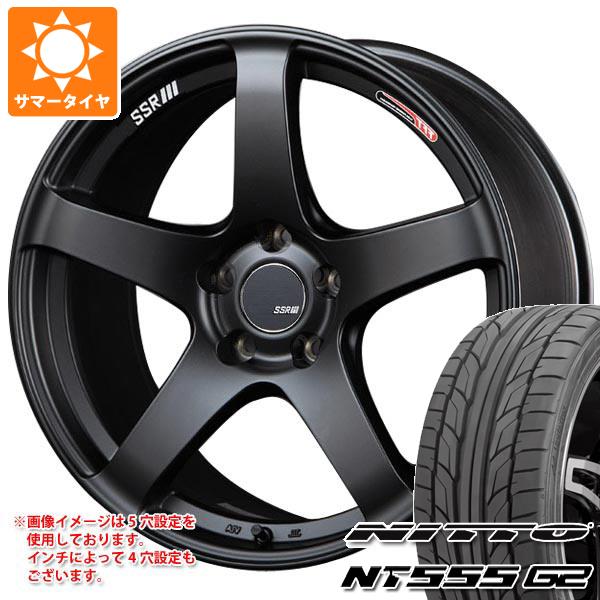 【タイヤ交換対象】サマータイヤ 215/45R17 91W XL ニットー NT555 G2 SSR GTV01 7.0-17 タイヤホイール4本セット