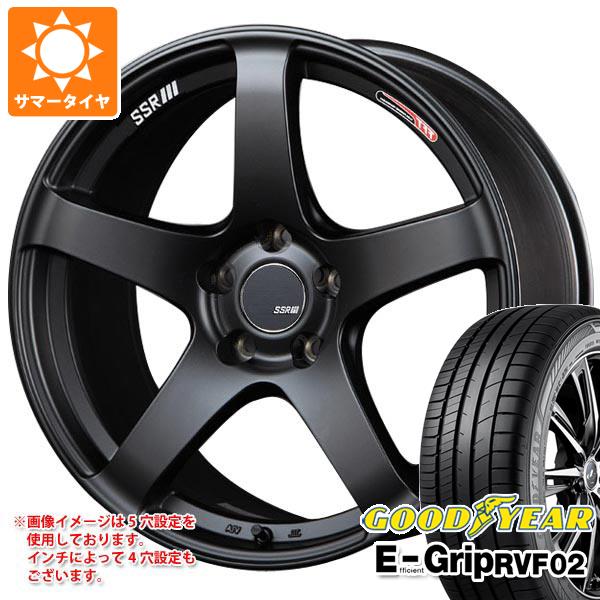 【タイヤ交換対象】サマータイヤ 225/55R19 103W XL グッドイヤー エフィシエントグリップ RVF02 SSR GTV01 8.5-19 タイヤホイール4本セット