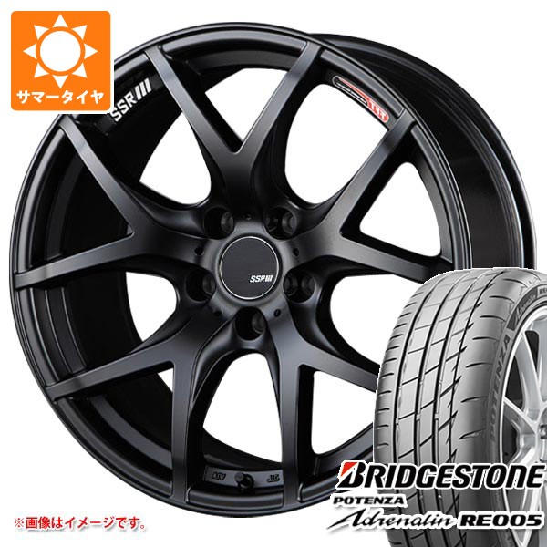 【タイヤ交換対象】サマータイヤ 245/40R19 98Y XL ブリヂストン ポテンザ アドレナリン RE005 SSR GTV03 8.5-19 タイヤホイール4本セット