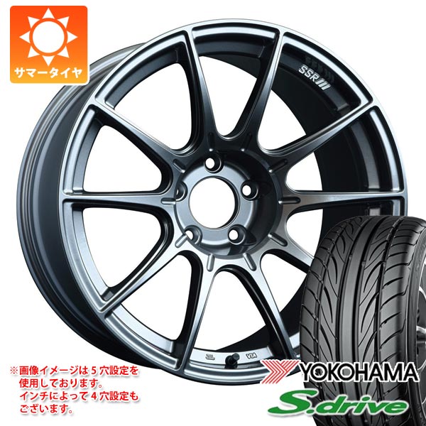 【タイヤ交換対象】サマータイヤ 165/40R16 70V REINF ヨコハマ DNA S.ドライブ ES03 ES03N SSR GTX01 5.0-16 タイヤホイール4本セット