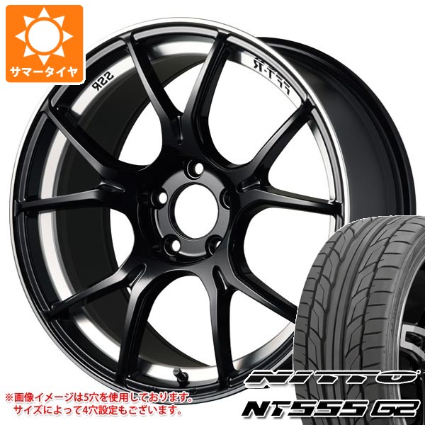 【タイヤ交換対象】サマータイヤ 245/45R19 102Y XL ニットー NT555 G2 SSR GTX02 8.5-19 タイヤホイール4本セット