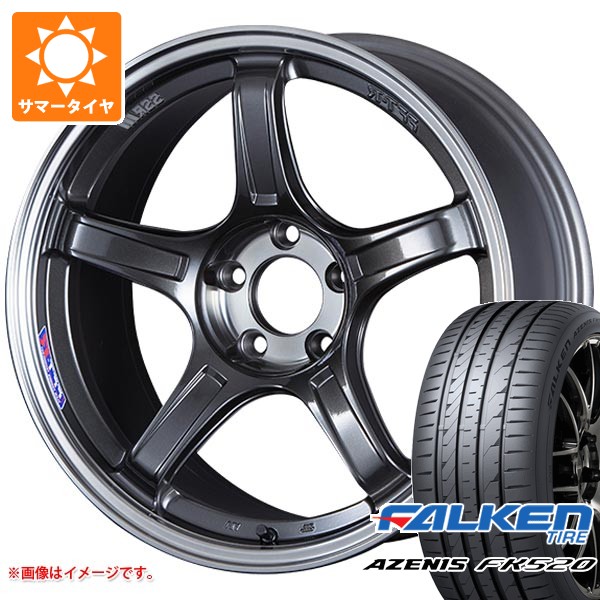 【タイヤ交換対象】サマータイヤ 235/40R19 96Y XL ファルケン アゼニス FK520L SSR GTX03 8.5-19 タイヤホイール4本セット