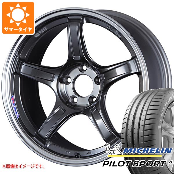 【タイヤ交換対象】サマータイヤ 235/40R18 95Y XL ミシュラン パイロットスポーツ4 SSR GTX03 8.0-18 タイヤホイール4本セット