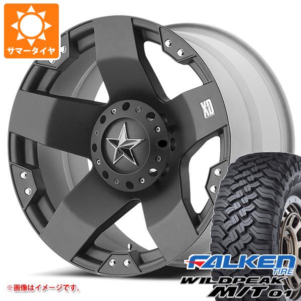 【タイヤ交換対象】5本セット FJクルーザー 10系用 サマータイヤ ファルケン ワイルドピーク M/T01 LT265/70R17 121/118Q KMC XD775 ロックスター 8.0-17 タイヤホイール5本セット|タイヤ1番OFF-ROAD