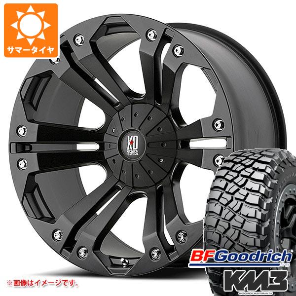 【タイヤ交換対象】サマータイヤ 265/60R18 119/116Q BFグッドリッチ マッドテレーンT/A KM3 KMC XD778 モンスター 9.0-18 タイヤホイール4本セット