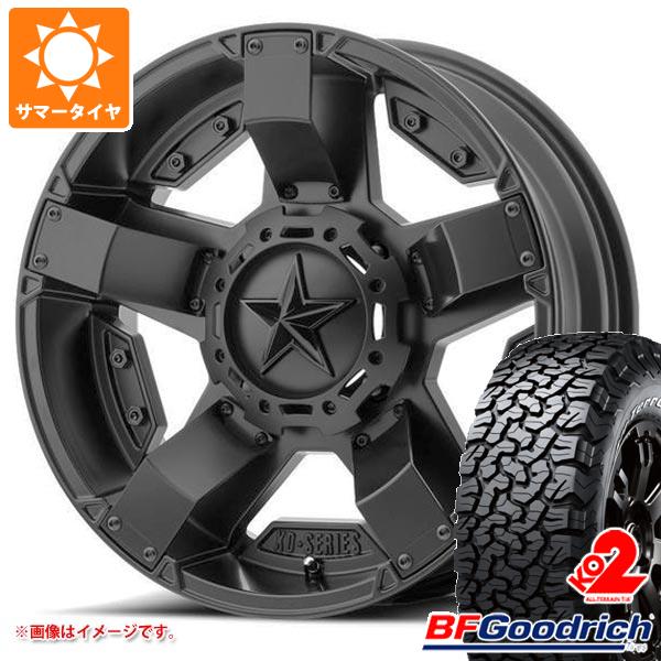 【タイヤ交換対象】ジープ ラングラー JK/JL系用 サマータイヤ BFグッドリッチ オールテレーンT/A KO2 33x12.50R17LT 120S ブラックレター KMC XD811 ロックスター2 タイヤホイール4本セット|タイヤ1番OFF-ROAD