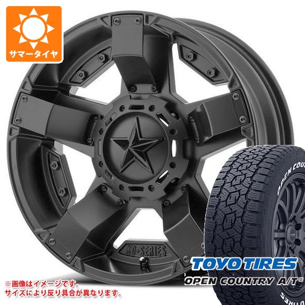 【タイヤ交換対象】サマータイヤ 265/50R20 107H トーヨー オープンカントリー A/T3 ホワイトレター KMC XD811 ロックスター2 8.5-20 タイヤホイール4本セット