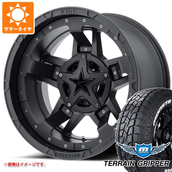 【タイヤ交換対象】5本セット ジープ ラングラー JK/JL系用 サマータイヤ モンスタ テレーングリッパー LT285/55R20 122/119Q ホワイトレター KMC XD827 ロックスター3 タイヤホイール5本セット｜タイヤ1番OFF-ROAD