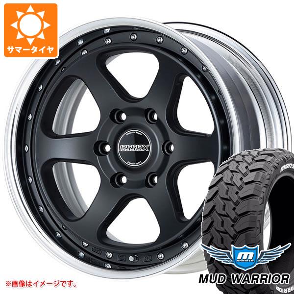 【タイヤ交換対象】トヨタ ハイエース 200系用 サマータイヤ モンスタ マッドウォーリアー LT215/70R16 107/105Q ホワイトレター エセックス EL 2P 6.5-16 タイヤホイール4本セット
