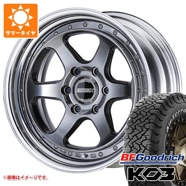 【タイヤ交換対象】ハイエース 200系用 2026年製 サマータイヤ BFグッドリッチ オールテレーンT/A KO3 LT215/70R16 100/97S ホワイトレター エセックス EL 2P 6.5-16 タイヤホイール4本セット