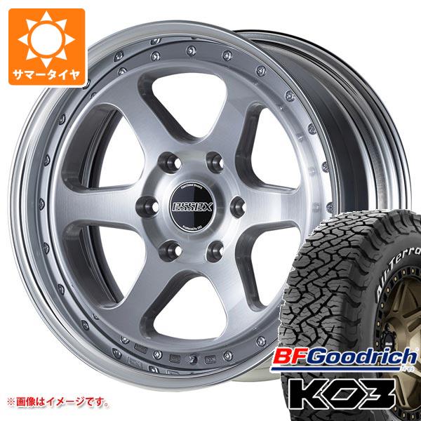 【タイヤ交換対象】ハイエース 200系用 2026年製 サマータイヤ BFグッドリッチ オールテレーンT/A KO3 LT215/70R16 100/97S ホワイトレター エセックス EL 2P 6.5-16 タイヤホイール4本セット
