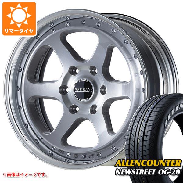 【タイヤ交換対象】トヨタ ハイエース 200系用 サマータイヤ オーレンカウンター ニューストリート OG-20 215/65R16C 109/107T ホワイトレター エセックス EL 2P 6.5-16 タイヤホイール4本セット