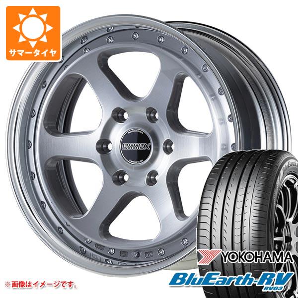 【タイヤ交換対象】トヨタ ハイエース 200系用 サマータイヤ ヨコハマ ブルーアースRV RV03 225/45R19 96W XL エセックス EL 2P 8.0-19 タイヤホイール4本セット
