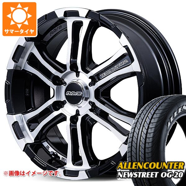 【タイヤ交換対象】ニッサン NV350キャラバン E26用 サマータイヤ オーレンカウンター ニューストリート OG-20 215/60R17C 109/107T ホワイトレター レイズ FDX-SG 6.5-17 タイヤホイール4本セット