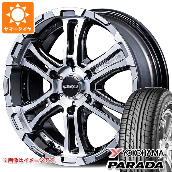【タイヤ交換対象】ニッサン NV350キャラバン E26用 2026年製 サマータイヤ ヨコハマ パラダ PA03 215/60R17C 109/107S ホワイトレター レイズ FDX-SG 6.5-17 タイヤホイール4本セット｜タイヤ1番OFF-ROAD